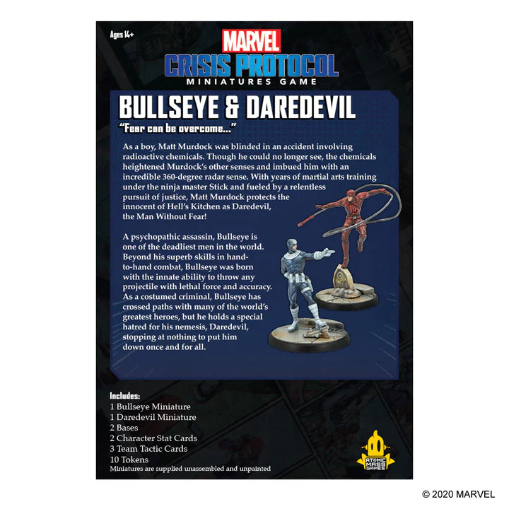 MARVEL CRISIS PROTOCOL: Bullseye &amp; Daredevil