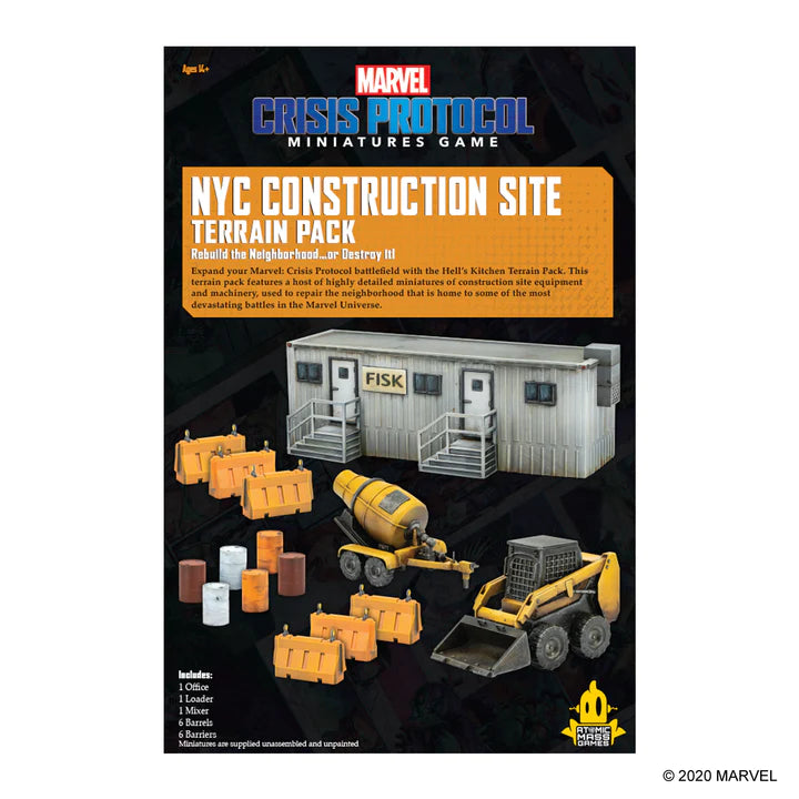 MARVEL CRISIS PROTOCOL: NYC Construction Site Terrain Pack