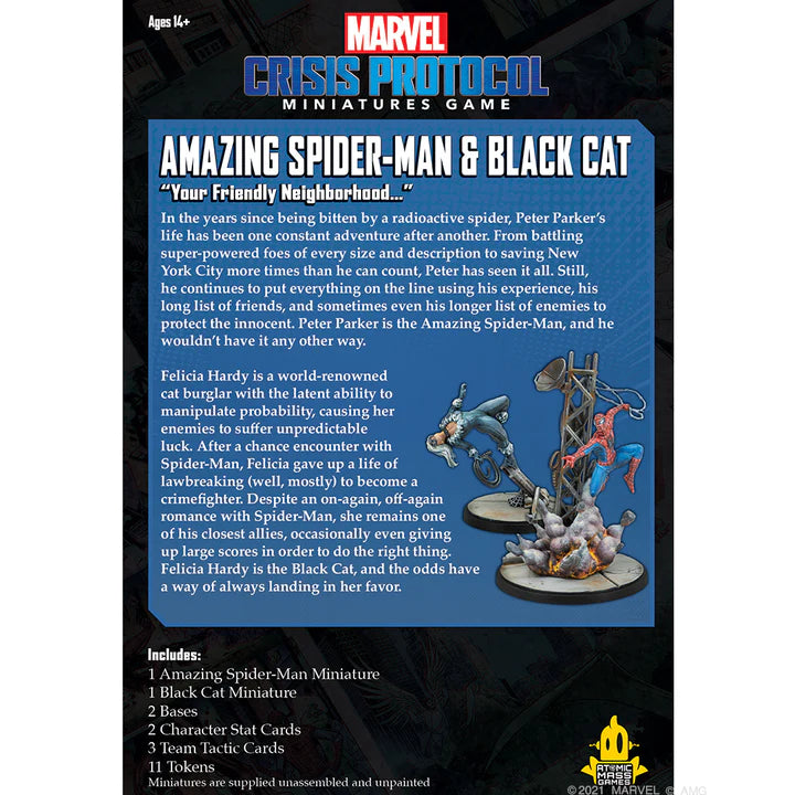 PROTOCOLE DE CRISE MARVEL : Amazing Spider-Man et chat noir