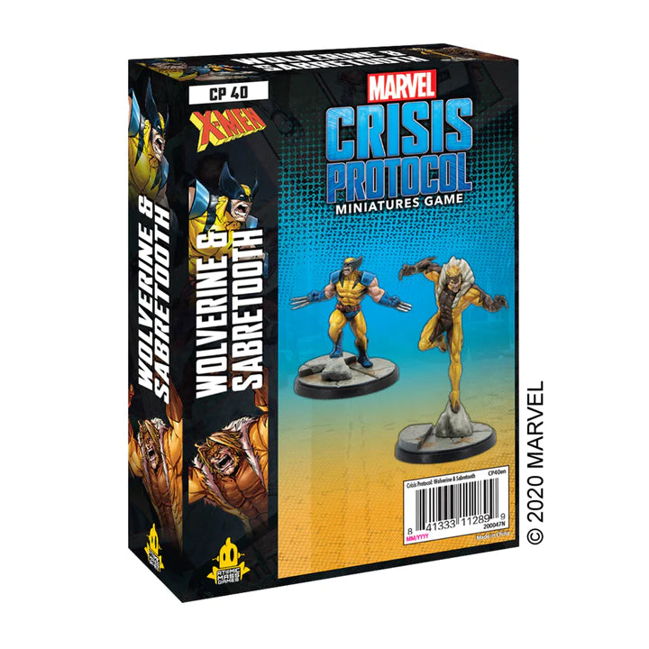 MARVEL CRISIS PROTOCOL: Sabertooth &amp; Wolverine