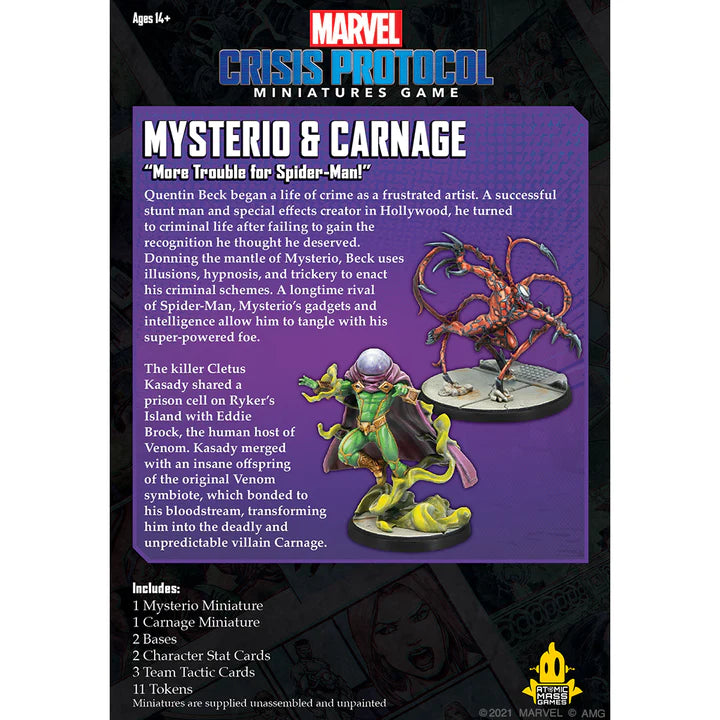 MARVEL CRISIS PROTOCOL: Mysterio &amp; Carnage