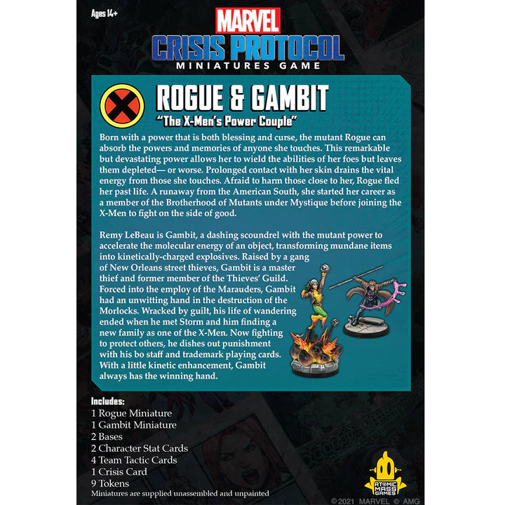 PROTOCOLE DE CRISE MARVEL : Rogue &amp; Gambit