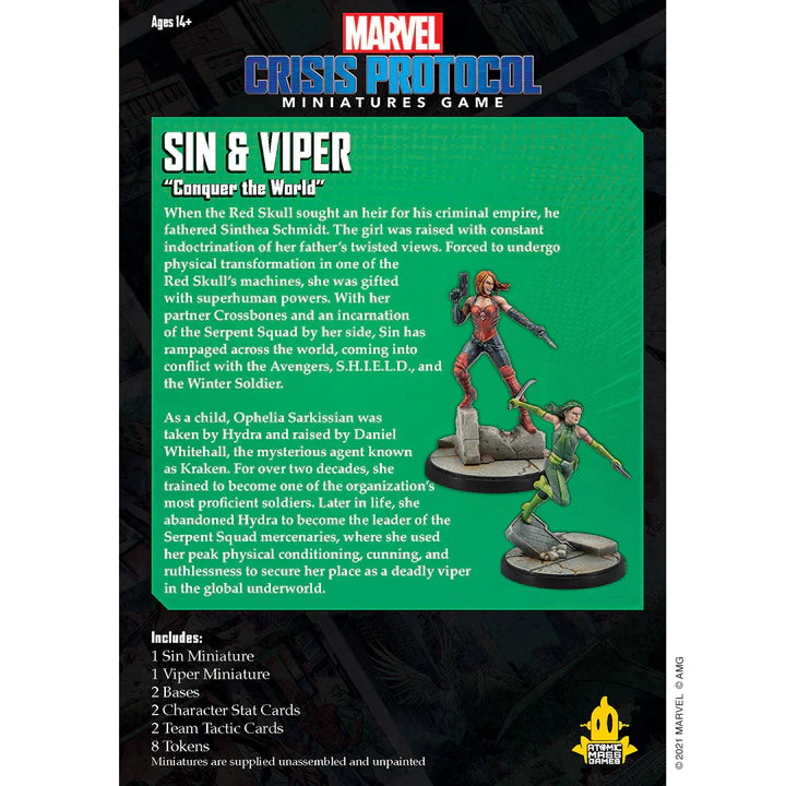 MARVEL CRISIS PROTOCOL: Sin & Viper