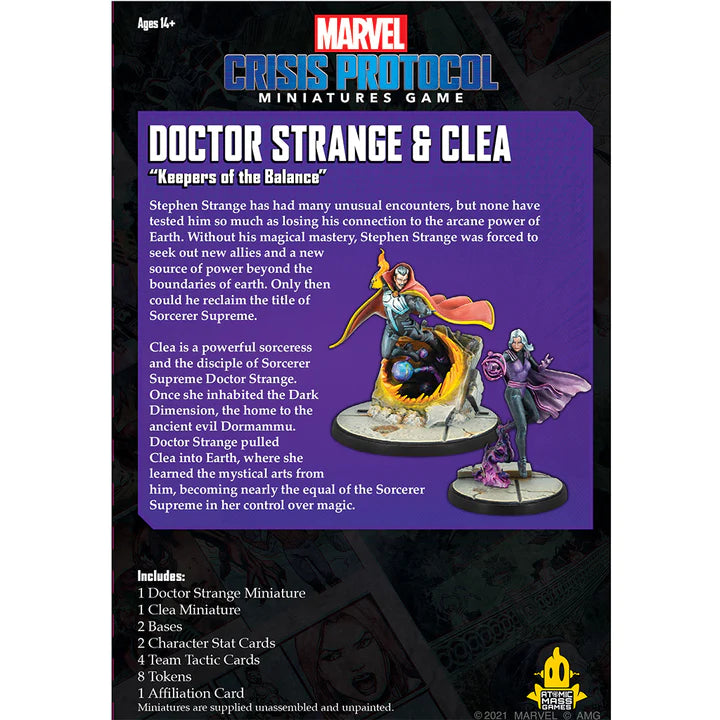 PROTOCOLE DE CRISE MARVEL : Docteur Strange et Clea