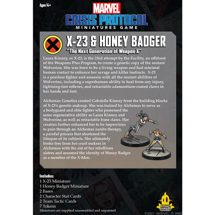 MARVEL CRISIS PROTOCOL: X-23 & Honey Badger