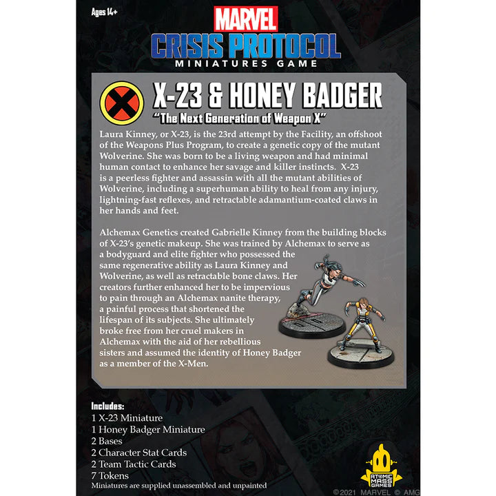 MARVEL CRISIS PROTOCOL: X-23 &amp; Honey Badger