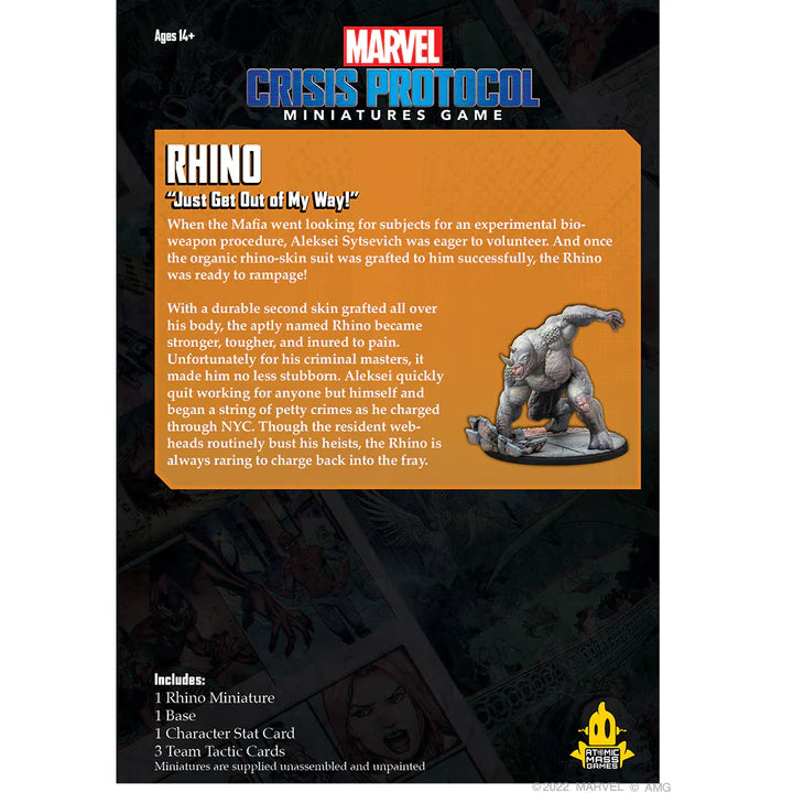PROTOCOLE DE CRISE MARVEL : Rhino