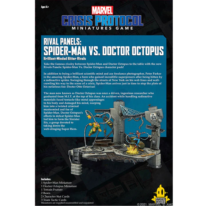 PROTOCOLE DE CRISE MARVEL : Panels rivaux : Spider-Man contre. Docteur Octopus