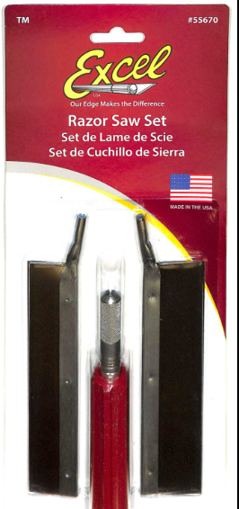 Razor Saw Set with 2 Saw Blades #55670