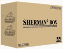 TAKOM 2205W Sherman²BOX -M4A1 (76w) HVSS y M1 Super SHERMAN + ARMY tank crewman WW2 50 cal machine gun