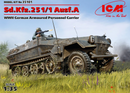 Sd.Kfz. 251/1 Ausf.A WWII German Armoured Personnel Carrier ICM | No. 35101 | 1:35