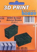 SPHP48030P 1:48 Special Hobby WW2 British Ammo Boxes