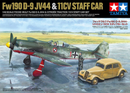 TAM - 25213 Focke-Wulf Fw190 D-9 JV44 & Citroen Traction 11CV Staff Car Tamiya  1:48