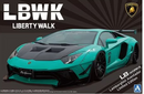 LB-Works Lamborghini Aventador Limited Edition Ver. 2 Liberty Walk Series No. 21 Aoshima  No. 059951  1:24