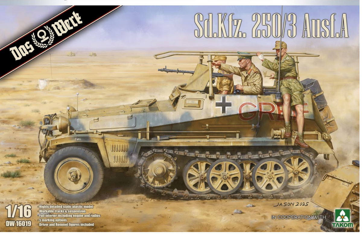 Sd.Kfz. 250/3 Ausf. A Das Werk · DW16019 · 1:16