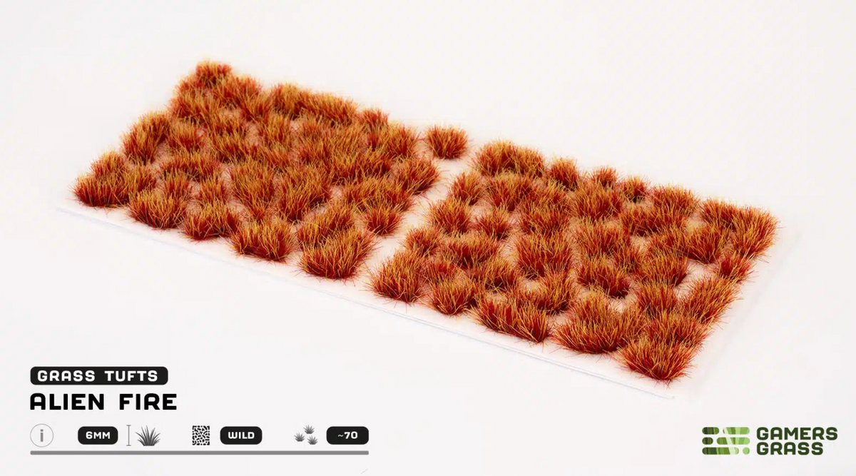 Gamers Grass: GGA-FT Alien Fire Tuft 6 mm