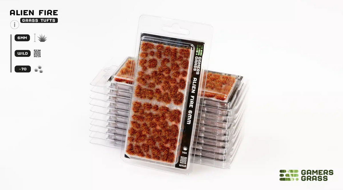 Gamers Grass: GGA-FT Alien Fire Tuft 6 mm