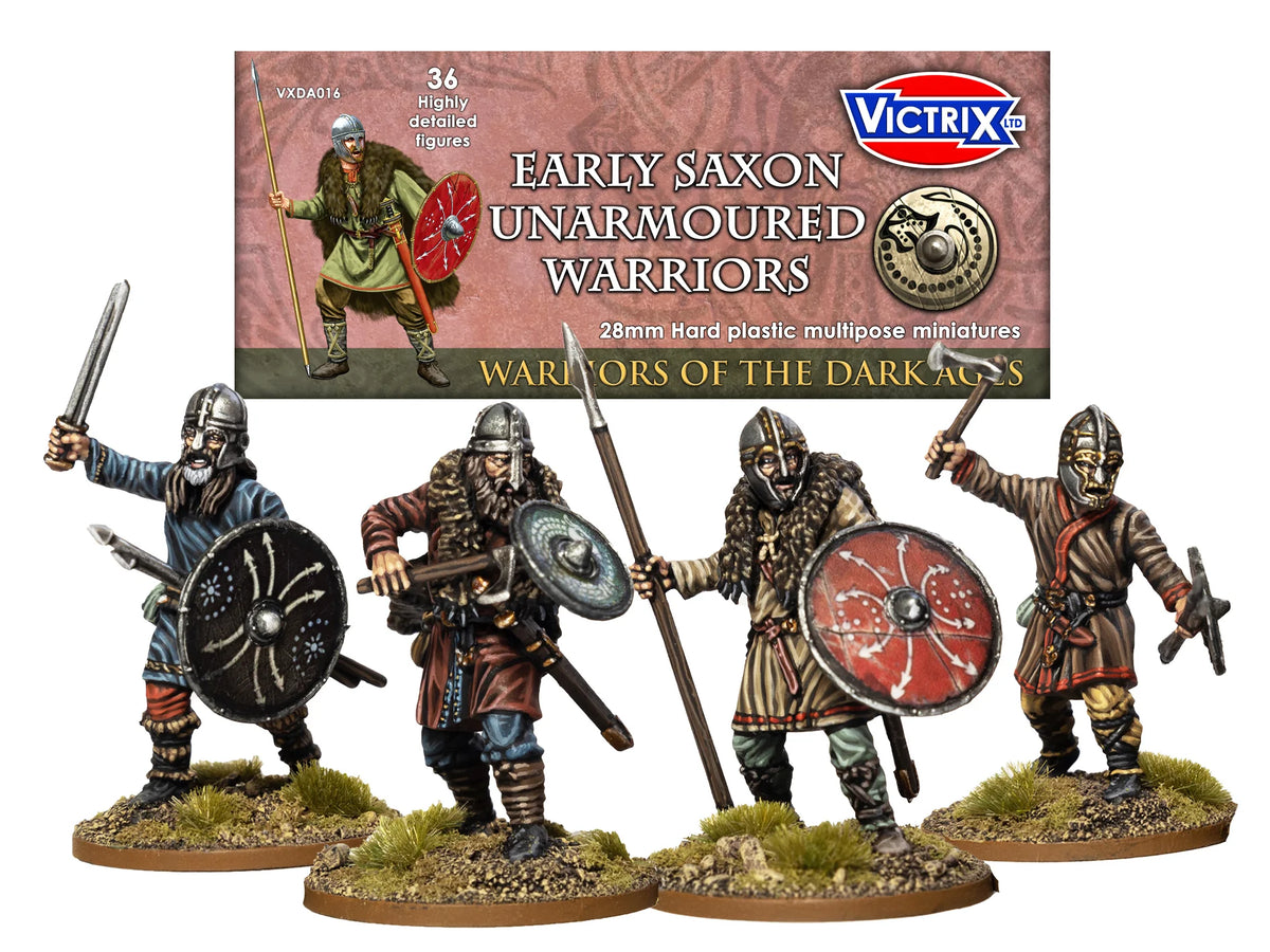 VICTRIX - Early Saxon Unarmoured Warriors VXDA016