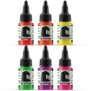 Pro Acryl Fluorescents Set - 6 colores