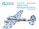 QTSQDS35183 1:35 Quinta Studio 3D Decal - He111H-6 (BDM kit) Small Version