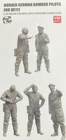 BDMBR009 1:35 Border Model He111 Bomber Pilots (Ground Condition) Figure Set