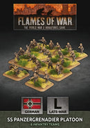 Flames of War SS Pazergrenadier Platoon (30 figs)