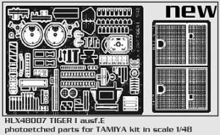 HLX48007 Detail set for Tiger I ausf.E for Tamiya 1/48