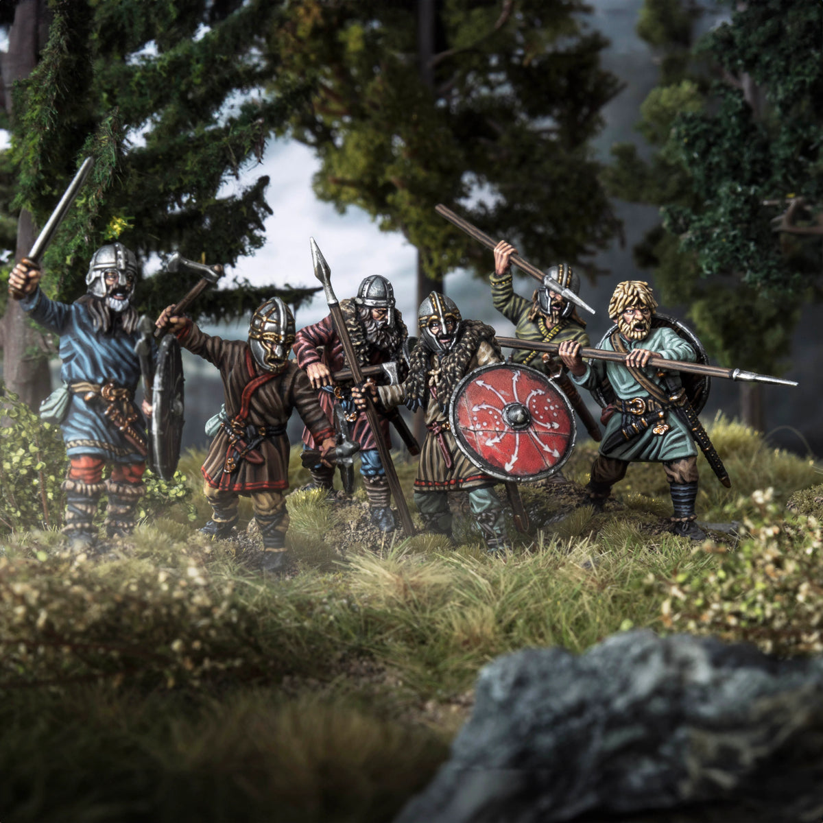 VICTRIX - Early Saxon Unarmoured Warriors VXDA016