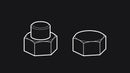 MNGSPS004 Meng Model Nuts And Bolts For Vehicle/Diorama (Set A Large)