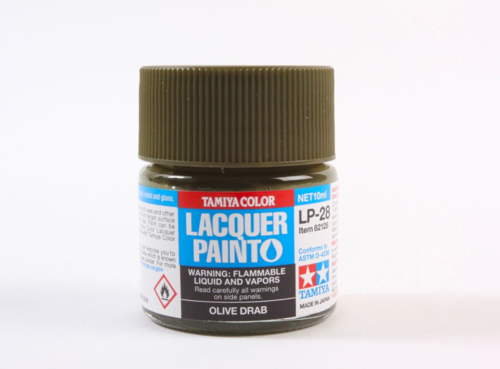 TAM82128 Tamiya Lacquer Paint LP-28 Olive Drab 10ml