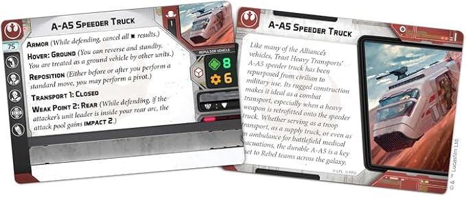 Star Wars Legion: A-A5 Speeder Truck