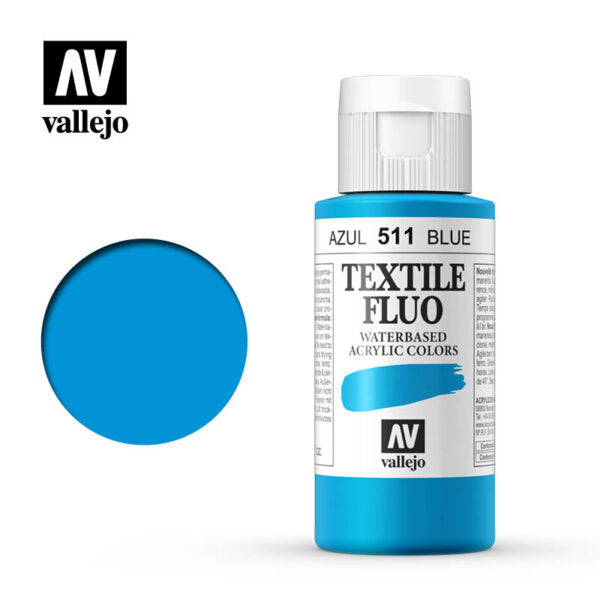 40.511 FLUORESCENT BLUE - TEXTILE 60ml