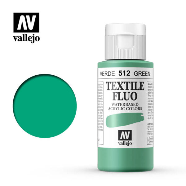 40.512 VERDE FLUORESCENTE - TEXTIL 60ml