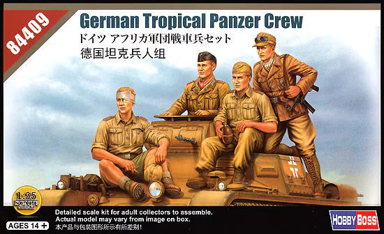 Hobby Boss German Tropical Panzer Crew 1/35