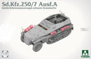 TAKOM TAK02212 1:35 Takom Sd.Kfz.250/7 Ausf.A leicher Shutzenpanzerwagen schwerer Granatwerfer