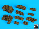 1/35 Black dog Tentage + bedrolls accessories set BLDT35142T Set
