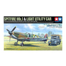 TAMIYA. TAM25211 1/48 Tamiya Spitfire Mk.I & Light Utility Car