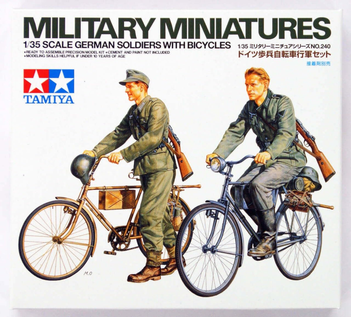 TAMIYA TAM35240 German Soldiers with Bicycles 1/48