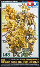 TAMIYA TAM32521 WWII Russian Infantry and Tank Crew Set 1/48