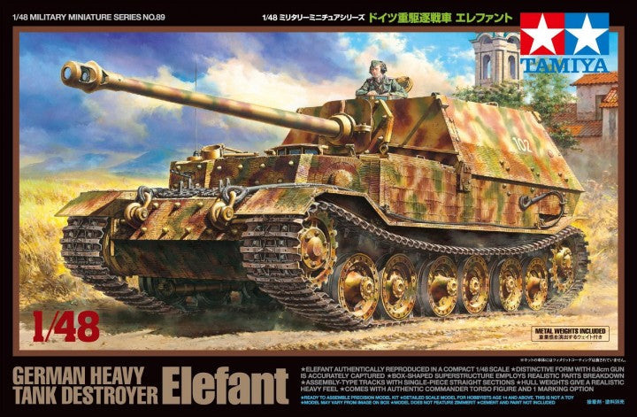 TAMIYA TAM32589 German Heavy Tank Destroyer Elefant 1/48