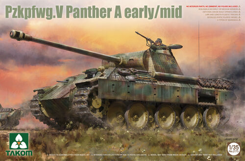Takom 1:35 Pzkpfwg.V Panther A Early/Mid