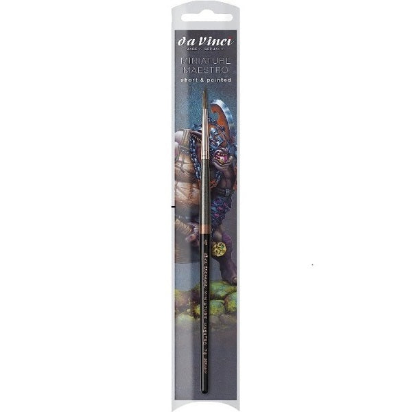 Da Vinci Miniature Maestro Series 76 Brush - Pointed Short Handle #2