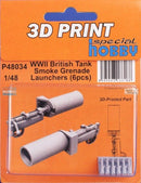 SPHP48034P 1:48 Special Hobby WW2 British Tank Smoke Grenade Launchers (6pza)