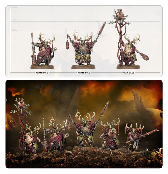 MAGGOTKIN OF NURGLE: Putrid Blightkings