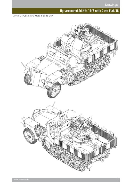 NUTS & BOLTS. Volume 45: Sd.Kfz. 10-leichter Zugkraftwagen 1 ton and variants
