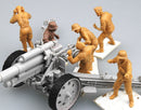 TRUMPETER: 1:35 Trumpeter German Field Howitzer Gun Firing Crew Figure Set (5 figures)
