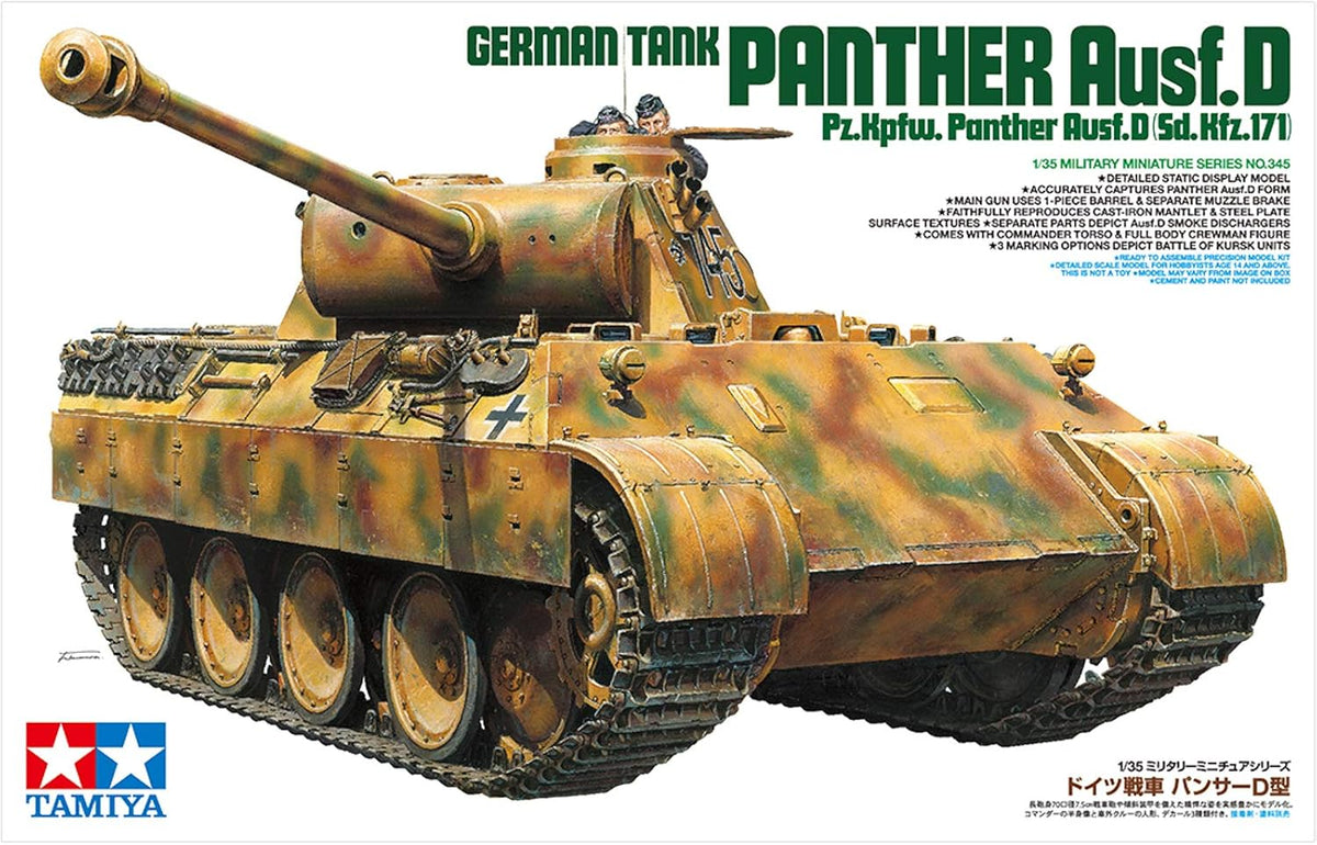 TAMIYA  - 1/35 German Tank "Panther Ausf. D" Pzkpfw. Panther Ausf. D Sd. Kfz. 171