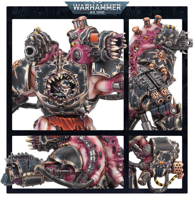 CHAOS SPACE MARINES: Venomcrawler and Obliterators