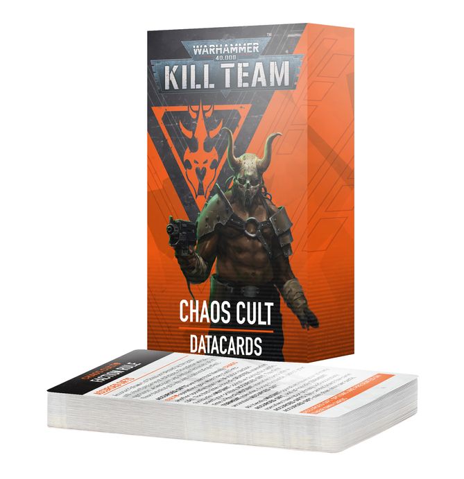 KILL TEAM CHAOS CULT DATACARDS (inglés)