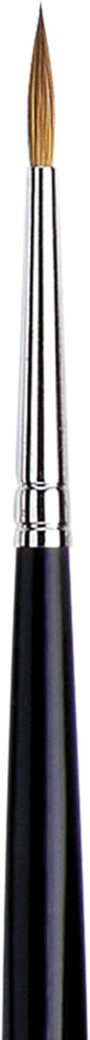 Da Vinci Watercolor series 35 Maestro Kolinsky Sable Brush Round, Long Tapered Round, Short Handle, Size 1